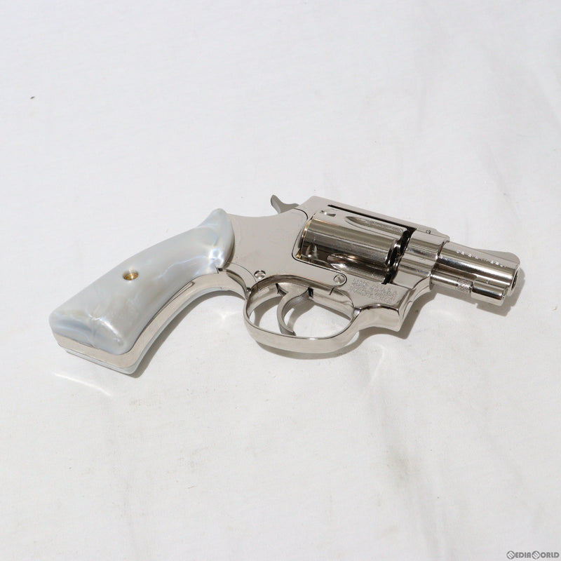 【中古即納】[MIL]タナカワークス 発火モデルガン S&W M36 チーフスペシャル 2インチ スクエアバット ニッケルフィニッシュ(20150223)