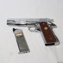 【中古即納】[MIL]東京マルイ ガスブローバック コルト ガバメント シリーズ70 ニッケルフィニッシュ (18歳以上専用)(20130802)