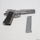 【中古即納】[MIL]WA ウエスタンアームズ 固定スライドガスガン コルト ゴールドカップ ナショナルマッチ スーパーロングスライド シルバーモデル (18歳以上専用)(20150223)