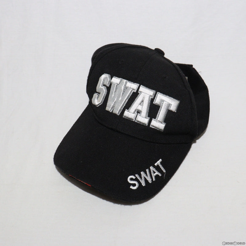 【中古即納】[MIL]Yin Qi Shi ベースボールキャップ SWATロゴ BK(ブラック)(20150223)