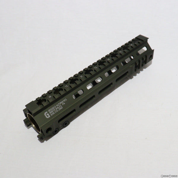 【中古即納】[MIL]S&S GEISSELEタイプ SMR MK4 M-LOKハンドガード 10インチ OD(オリーブドラブ)(20150223)