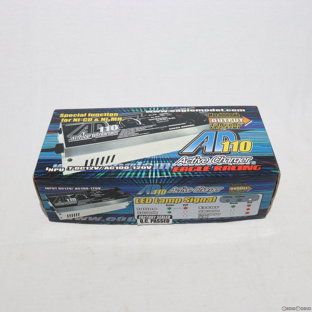 販売価格¥1,116】【中古即納】イーグル模型 AD110 アクティブ・チャージャー TD12V/AC100-120V 充電器(1964-080)  ｜【エアガン・ミリタリーグッズ通販】撃鉄