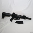 【中古即納】[MIL]BOLT AIRSOFT(ボルトエアソフト) 電動アサルトライフル PMC-Q B.R.S.S.サイレンサーセット BK(ブラック/黒)(BR-23-BK) (カスタム品) (18歳以上専用)(20170630)