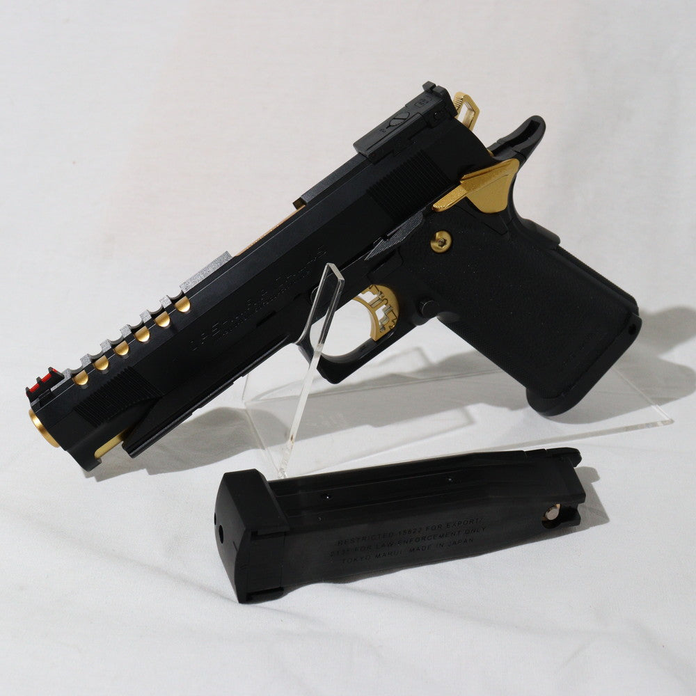 値下げ中【美品】東京マルイ ハイキャパ5.1 ゴールドマッチ ガスブローバック 販売価格¥18,555】【中古即納】東京マルイ ガスブローバック