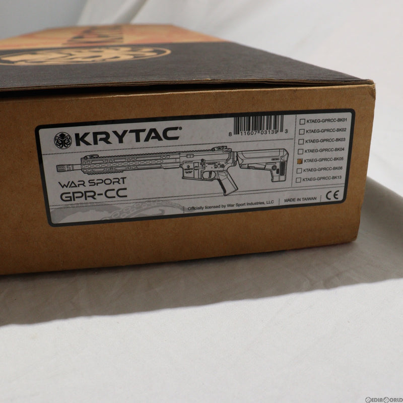 【中古即納】[MIL]KRYTAC(クライタック) 電動アサルトライフル WARSPORT(ウォースポーツ) GPR-CC BK(ブラック/黒)(KTAEG-GPRCC-BK05) (18歳以上専用)(20180831)