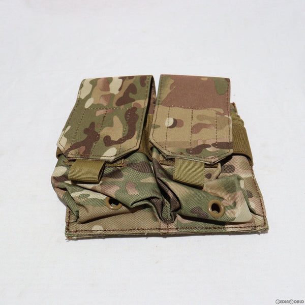 【中古即納】[MIL]LayLax(ライラクス) M4/M16 ダブルマガジンポーチ MC(マルチカム)(20150223)