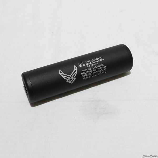 【中古即納】[MIL]ノーブランド φ30×110mm サイレンサー U.S.AIR FORCE刻印(20150223)