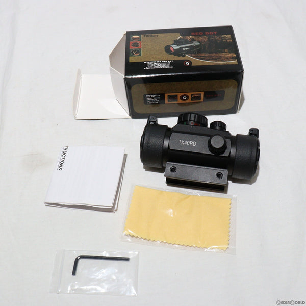 【中古即納】[MIL]ノーブランド 1×40RD レッドドットサイト BK(ブラック/黒)(20150223)