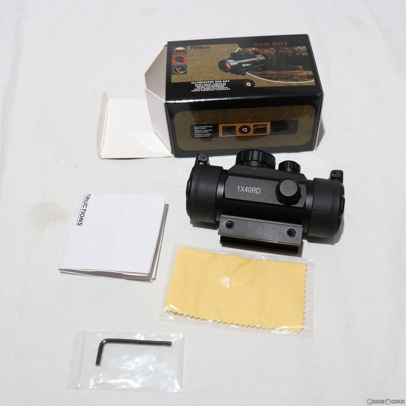 【中古即納】[MIL]ノーブランド 1×40RD レッドドットサイト BK(ブラック/黒)(20150223)