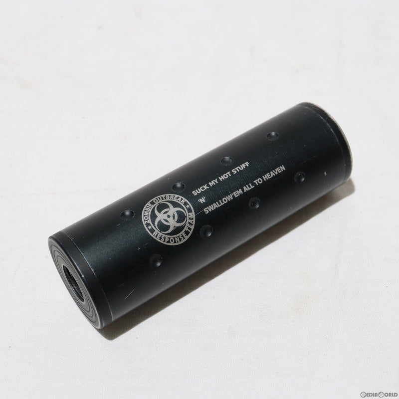 【中古即納】[MIL]ノーブランド φ35×108mm サイレンサー ZOMBIE OUTBREAK RESPONSE TEAM刻印(20150223)