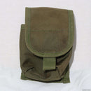 【中古即納】[MIL]M.A.C.ジャパン SWATシステム MP5 ダブルショートマガジン用 マガジンポーチ OD(オリーブドラブ)(20150223)