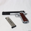 【中古即納】[MIL]MGC 発火モデルガン ブラウンマキシコンプ フレームシルバーモデル ABS (18歳以上専用)(20150223)