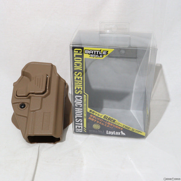 【中古即納】[MIL]LayLax(ライラクス) グロック対応 CQCホルスター 右用 TAN(タン)(20150223)