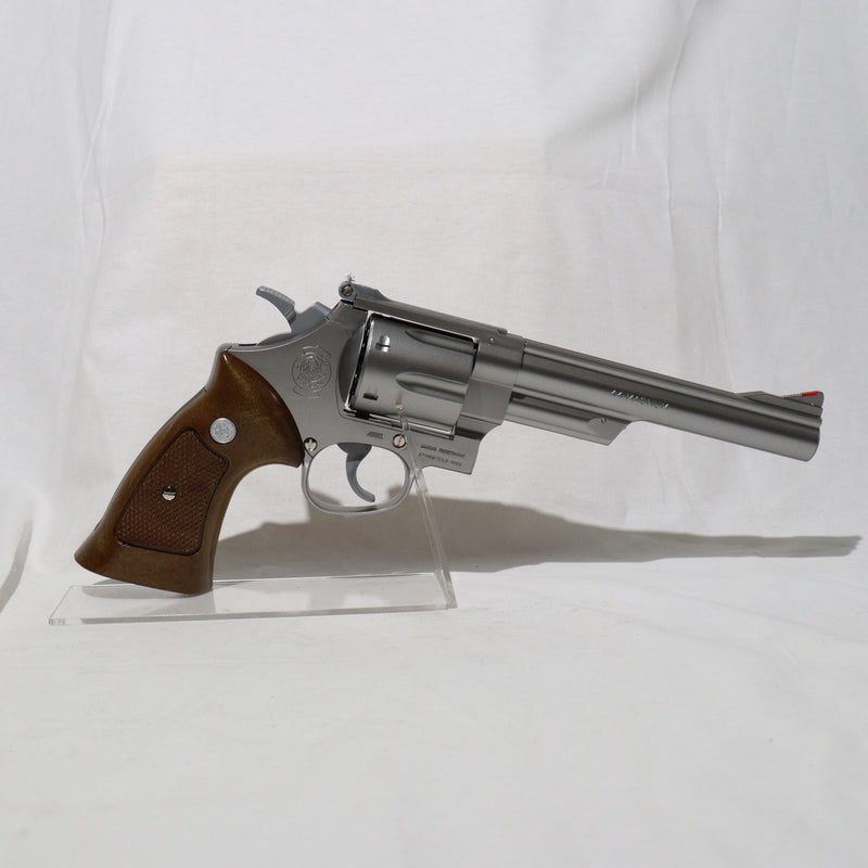 【中古即納】[MIL]クラウンモデル エアーリボルバー S&W(スミスアンドウェッソン) M629 6インチ シルバータイプ (10歳以上専用)(20061130)