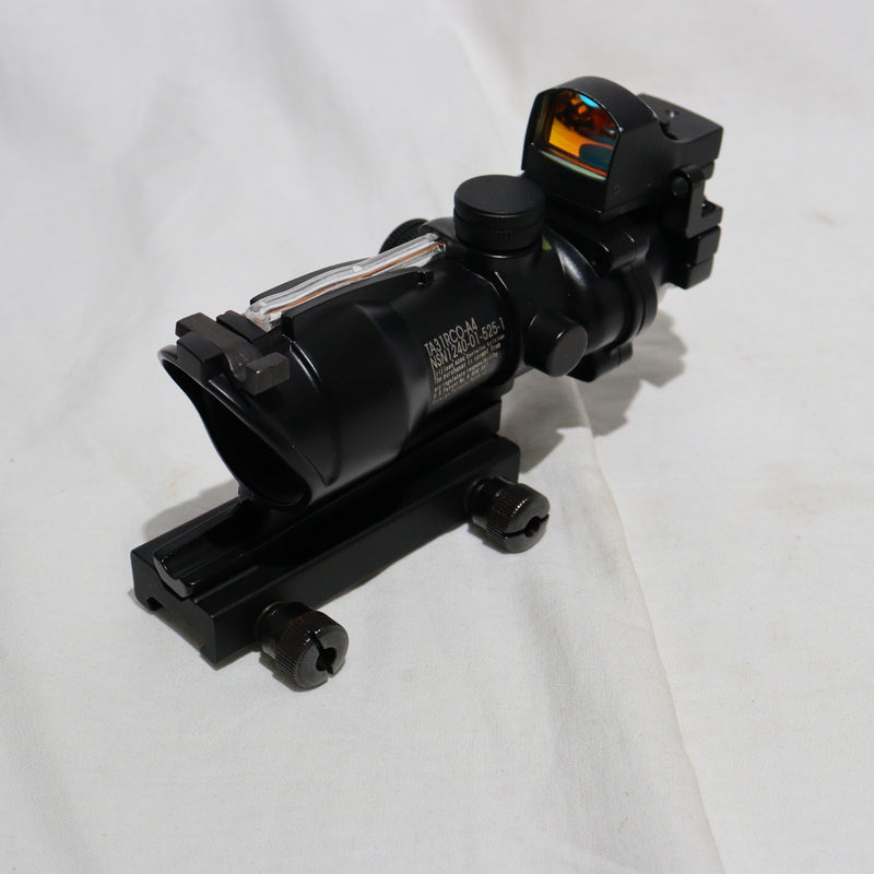 【中古即納】[MIL]ノーブランド Trijiconタイプ ACOG TA31 4x31 ダミーファイバースコープ + RMR ドットサイト(20150223)