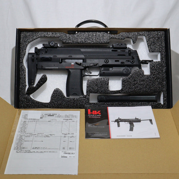 【中古即納】[MIL]UMAREX(ウマレックス)/VFC 電動サブマシンガン H&K(ヘッケラーアンドコッホ) MP7A1 V2 NewGenerationAEG(JPver./HK Licensed)(VF1J-LMP7-BK02) (カスタム品) (18歳以上専用)(20190613)