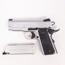 【中古即納】[MIL] WA ウエスタンアームズ ガスブローバック コルト ディフェンダー コンバットエリート シルバーver. HW(ヘビーウェイト) (18歳以上専用)(20150223)