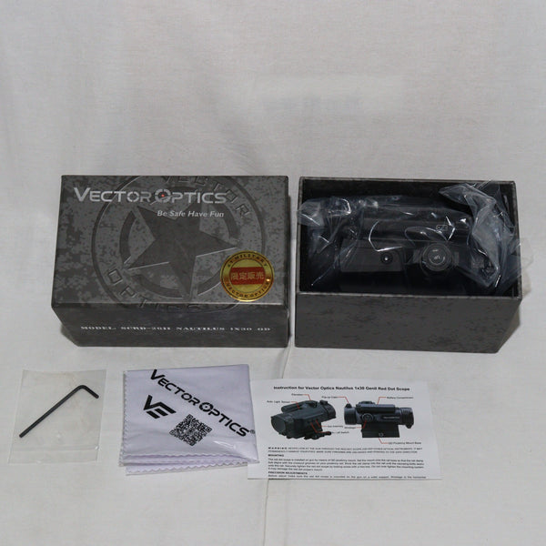 【中古即納】[MIL]VECTOR OPTICS(ベクターオプティクス) Nautilus(ノーチラス) GenII 1×30 レッドドットサイト(SCRD-26II)(20150223)