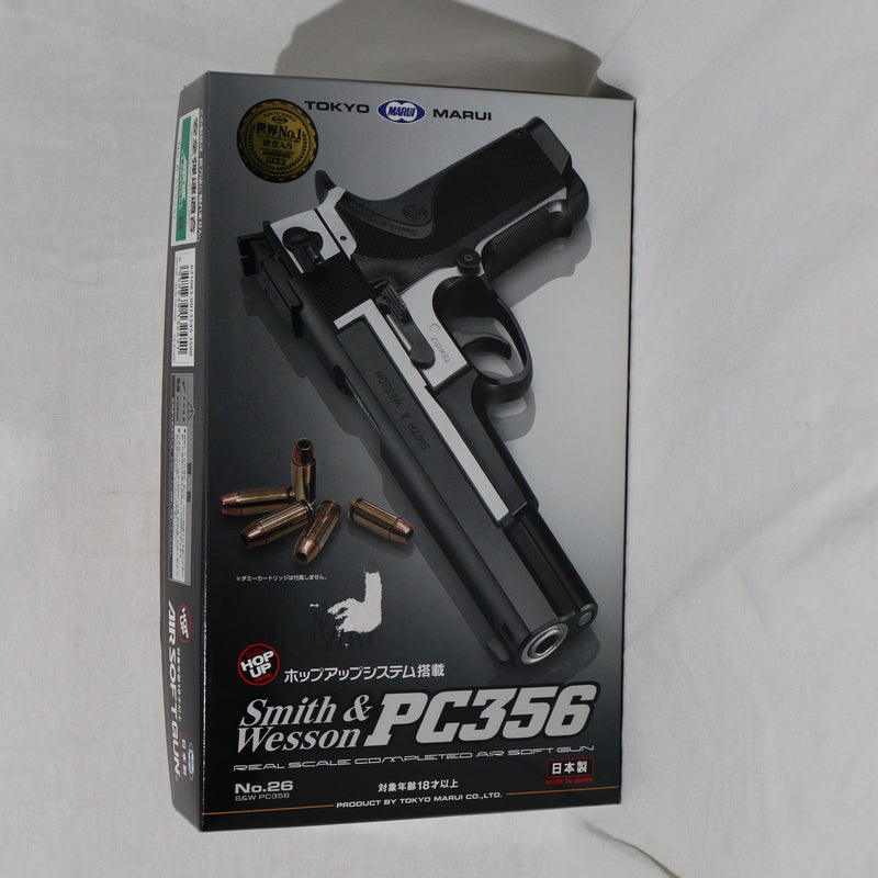 【中古即納】[MIL]東京マルイ エアーハンドガン S&W(スミスアンドウェッソン) PC356 ハイグレード/ホップアップ (18歳以上専用)(20150223)