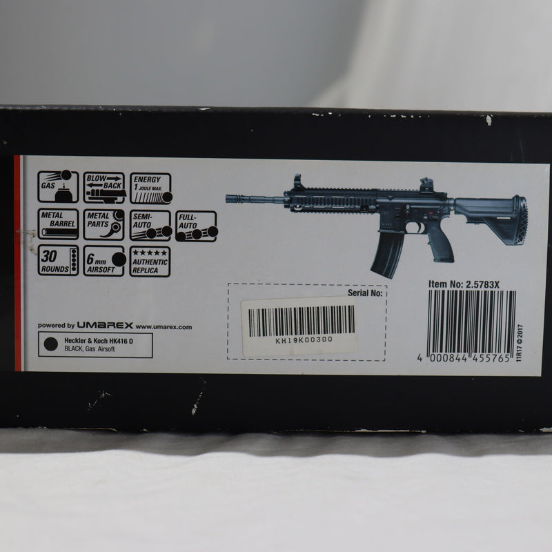 【中古即納】[MIL]VFC/UMAREX(ウマレックス) ガスアサルトライフル HK416D Gen.2(JP Ver./HK Lisensed) (18歳以上専用)(20150831)