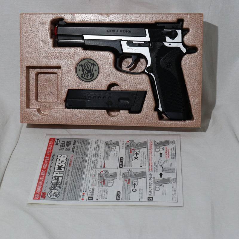 【中古即納】[MIL]東京マルイ エアーハンドガン S&W(スミスアンドウエッソン) PC356 ハイグレード/ホップアップ(旧パッケージ) (18歳以上専用)(20150223)