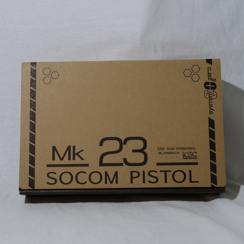 【中古即納】[MIL]KSC CO2ガスブローバック MK23 ソーコムピストル ABS (18歳以上専用)(20230331)