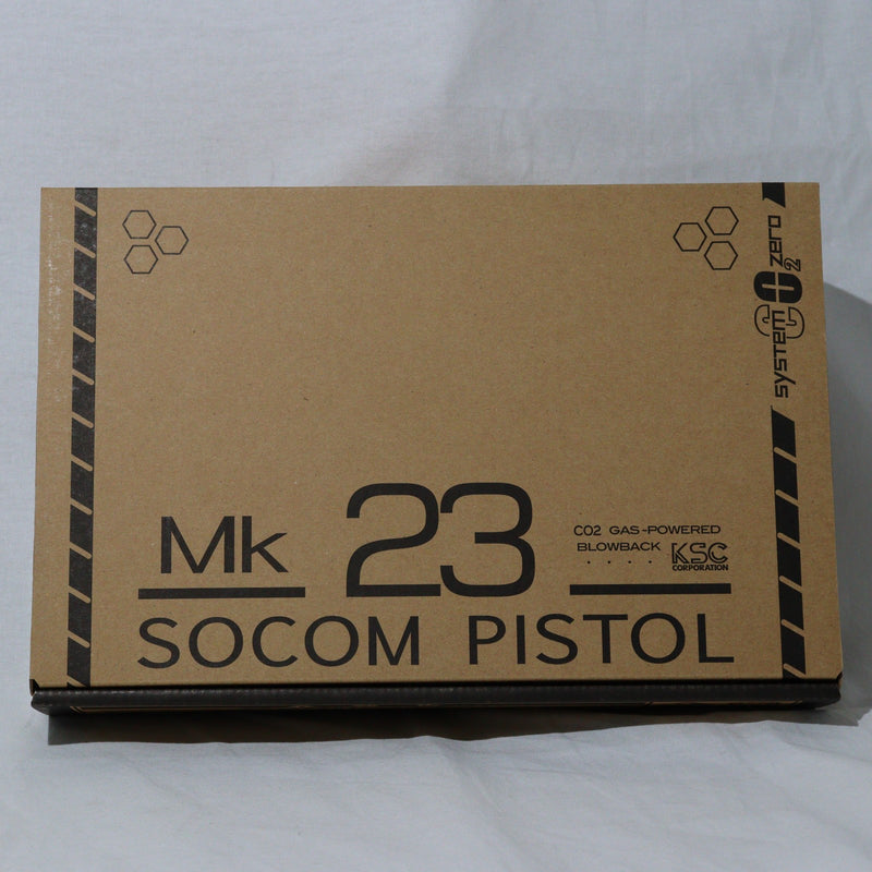 【中古即納】[MIL]KSC CO2ガスブローバック Mk23ソーコムピストル タンカラーABS (18歳以上専用)(20230928)