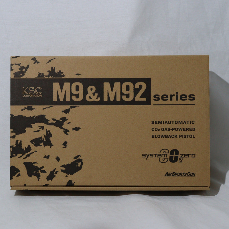 【中古即納】[MIL]KSC CO2ガスブローバック U.S.9mm M9 HW(ヘビーウェイト) (18歳以上専用)(20150223)