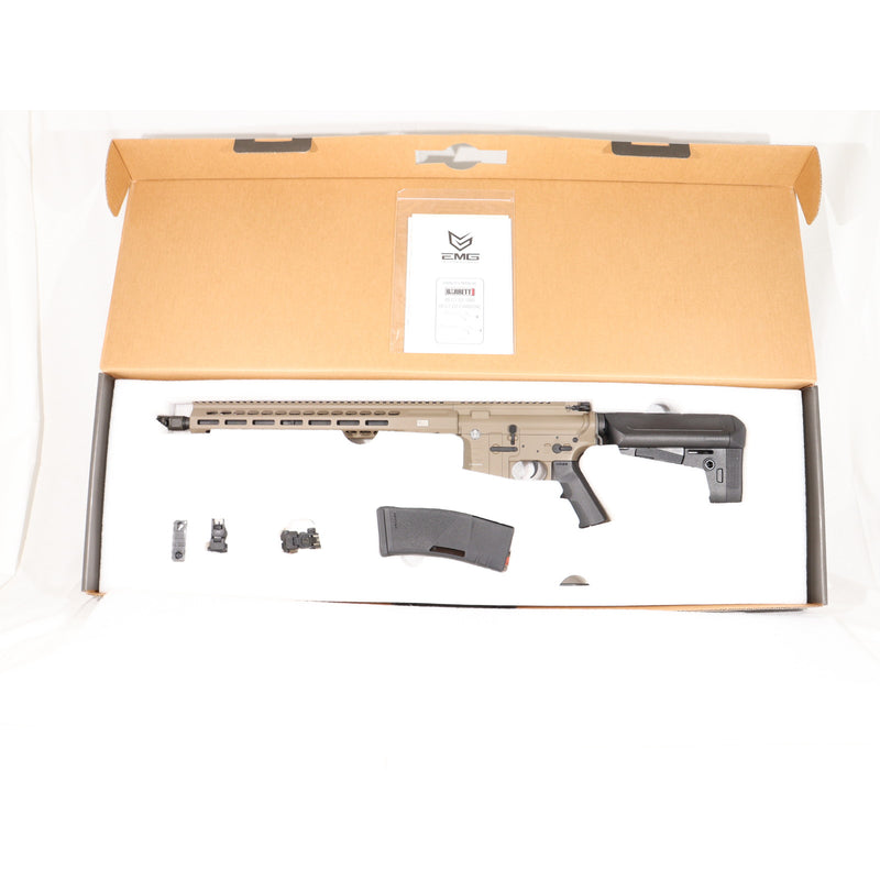 【中古即納】[MIL] LayLax(ライラクス)/KRYTAC(クライタック)/EMG 電動アサルトライフル BARRETT REC7 CRB M-LOK FDE(フラットダークアース) (18歳以上専用)(20150223)