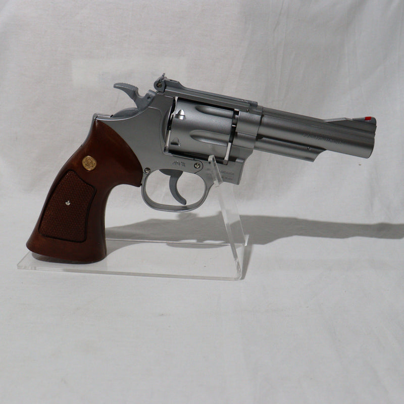 【中古即納】[MIL]クラウンモデル ホップアップエアリボルバー S&W(スミスアンドウエッソン) M66.357マグナム 4インチ ウッドタイプグリップ(No.22) (10歳以上専用)(20211210)