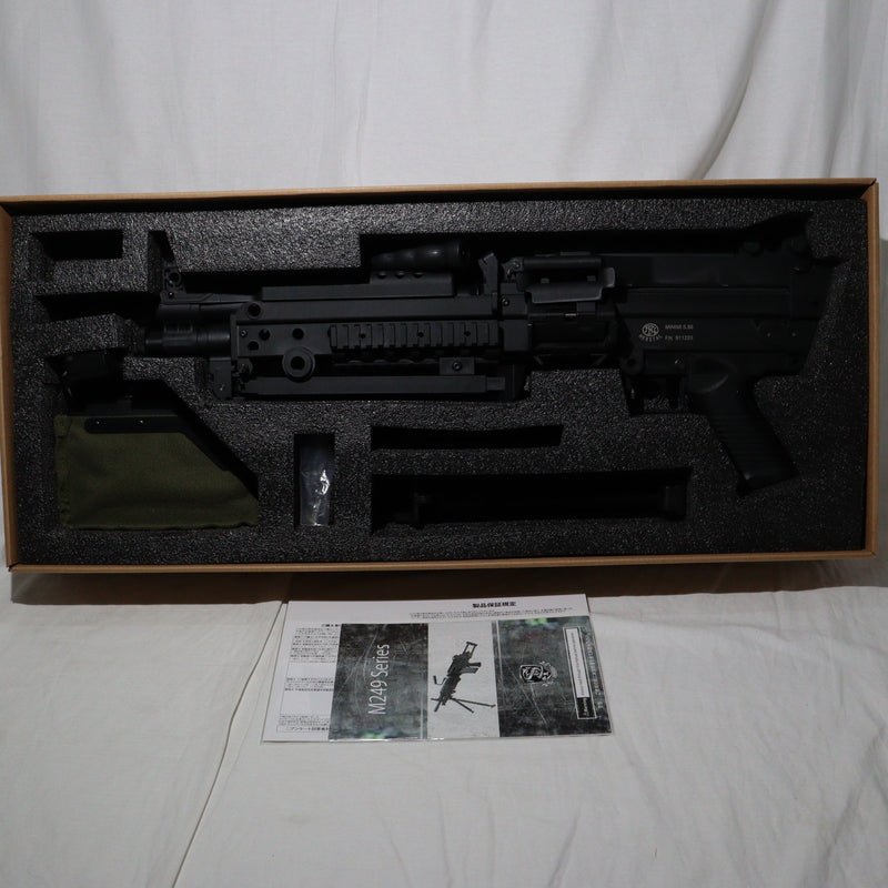 【中古即納】[MIL]S&T 電動ガン M249 PARA BOXマガジン付 スポーツライン FN刻印(STAEG103PABS) (18歳以上専用)(20150223)