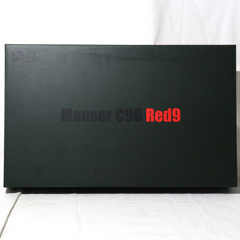 【中古即納】[MIL]A!CTION(アクション) ダミーカートモデルガン Mauser(モーゼル) C96 Red 9 マットブラック ダミーカートリッジ同梱タイプ(20221224)