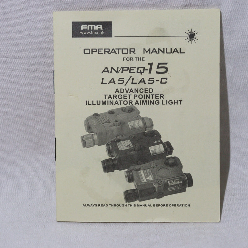 【中古即納】[MIL]FMA AN/PEQ-15タイプ LEDフラッシュライト DE(ダークアース)(20150223)