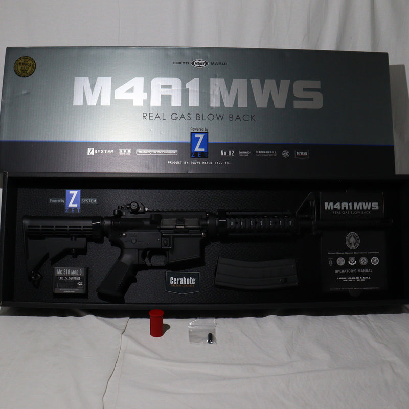 【中古即納】[MIL]東京マルイ ガスブローバック M4A1 MWS (18歳以上専用)(20151113)