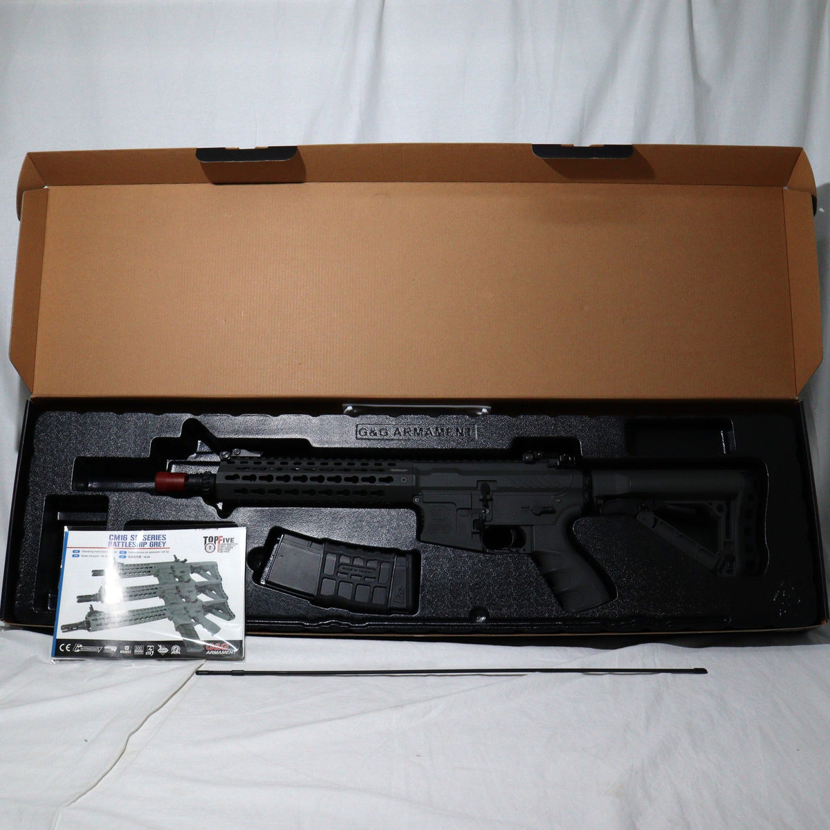 G&G CM16 SRL BattleShip Gray バトルシップグレー 9インチ 電動ガン