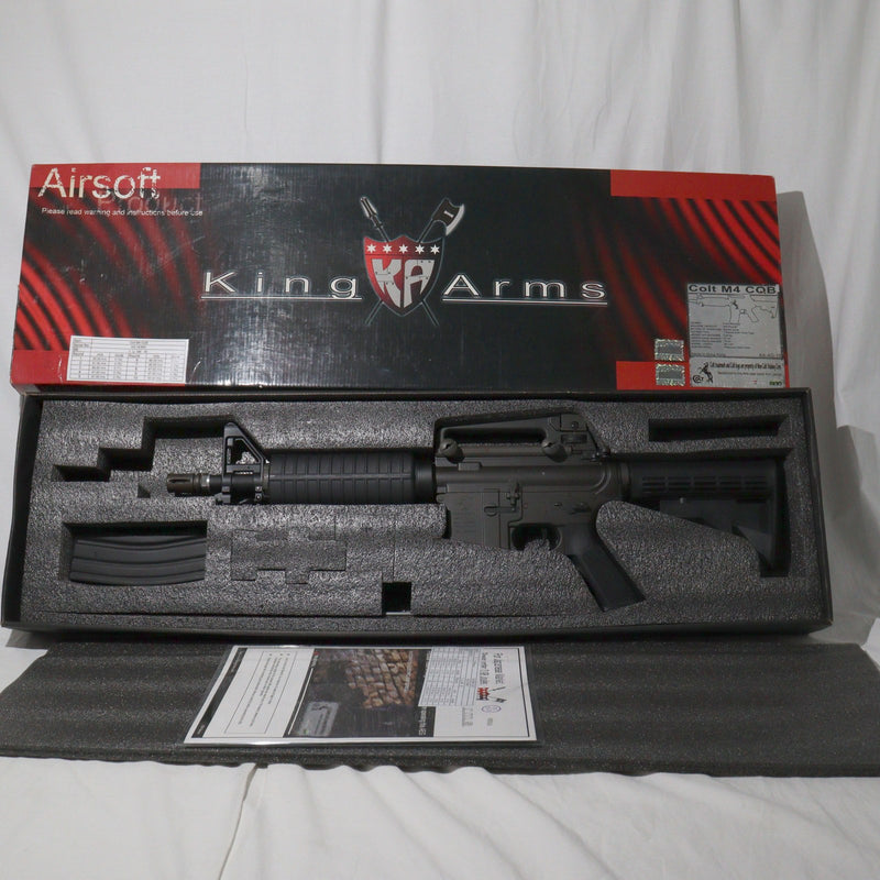 【中古即納】[MIL]KingArms(キングアームズ)/cybergun(サイバーガン) 電動アサルトライフル コルト M4 CQB(KA-AG-19) (18歳以上専用)(20150223)