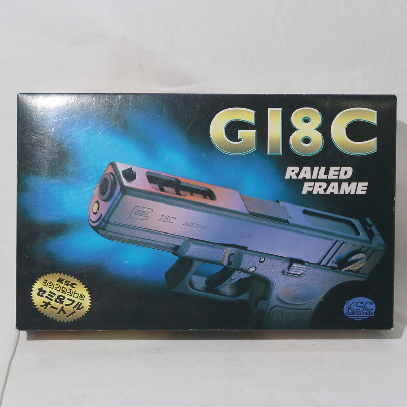 【中古即納】[MIL]KSC ガスブローバック G18C レイルドフレームマシンピストル ABS (18歳以上専用)(20150223)