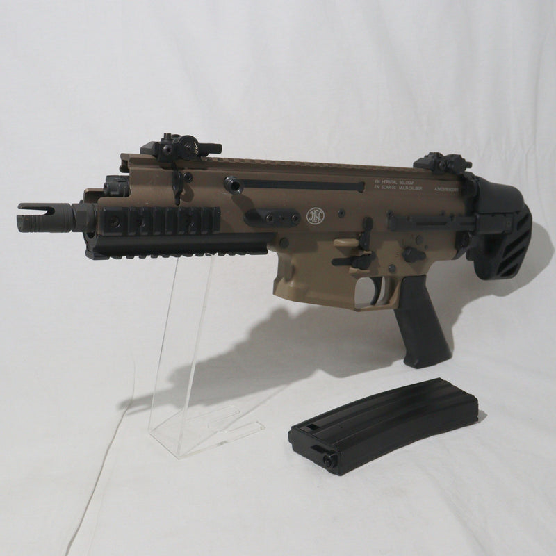 【中古即納】[MIL]BOLT AIRSOFT(ボルトエアソフト) 電動アサルトライフル リコイルショック電動ガン FN SCAR SC B.R.S.S.TAN(タン)(BR-43-TAN) (18歳以上専用)(20221220)