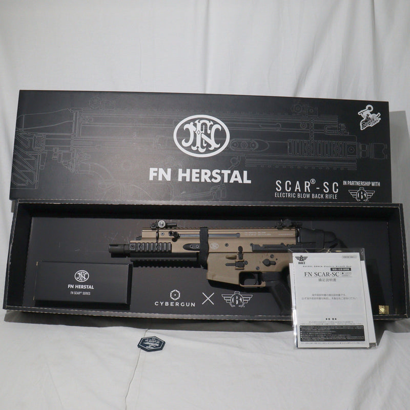 【中古即納】[MIL]BOLT AIRSOFT(ボルトエアソフト) 電動アサルトライフル リコイルショック電動ガン FN SCAR SC B.R.S.S.TAN(タン)(BR-43-TAN) (18歳以上専用)(20221220)