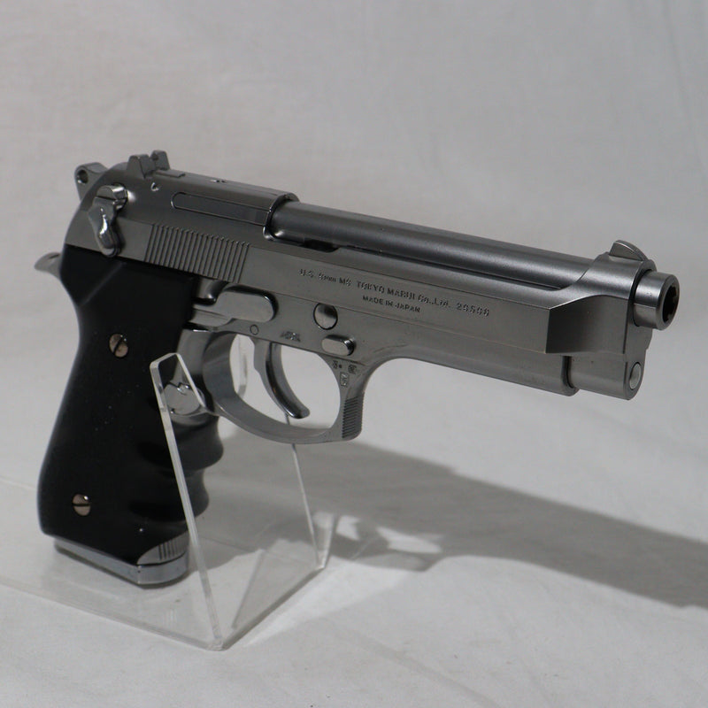 【中古即納】[MIL]東京マルイ ガスブローバック M92F クロームステンレス (18歳以上専用)(20020804)