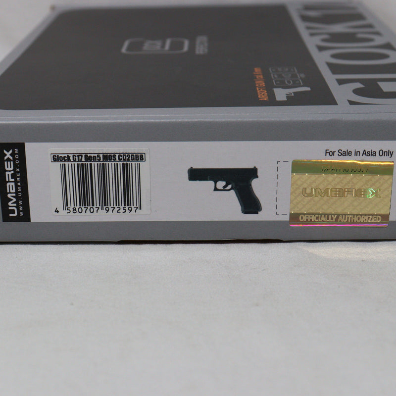 【中古即納】[MIL]BATON airsoft(バトンエアソフト) CO2ガスブローバック GLOCK(グロック) G17 Gen5 MOS CO2GBB【JASG認定】(G17-GEN5-MOS) (18歳以上専用)(20240516)