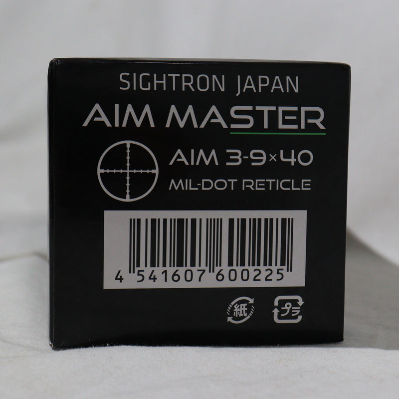 【中古即納】[MIL]サイトロンジャパン AIM MASTER(エイムマスター) AIM3-9×40 ライフルスコープ(20150223)