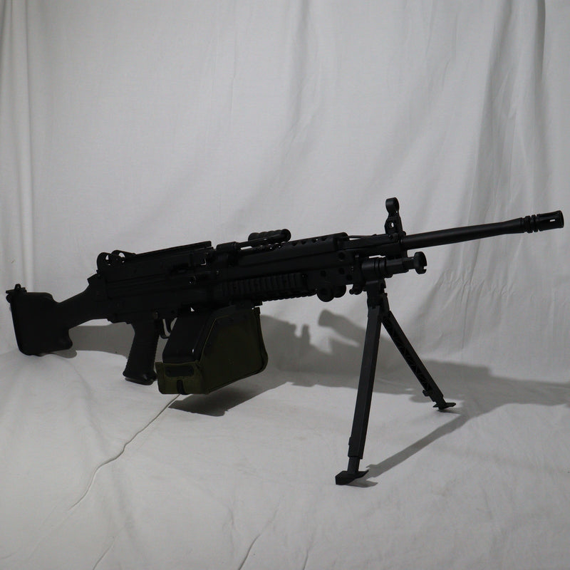 【中古即納】[MIL]S&T 電動ガン M249 SAW E2スポーツライン FN刻印(STAEG103E2BS) (カスタム品) (18歳以上専用)(20150223)