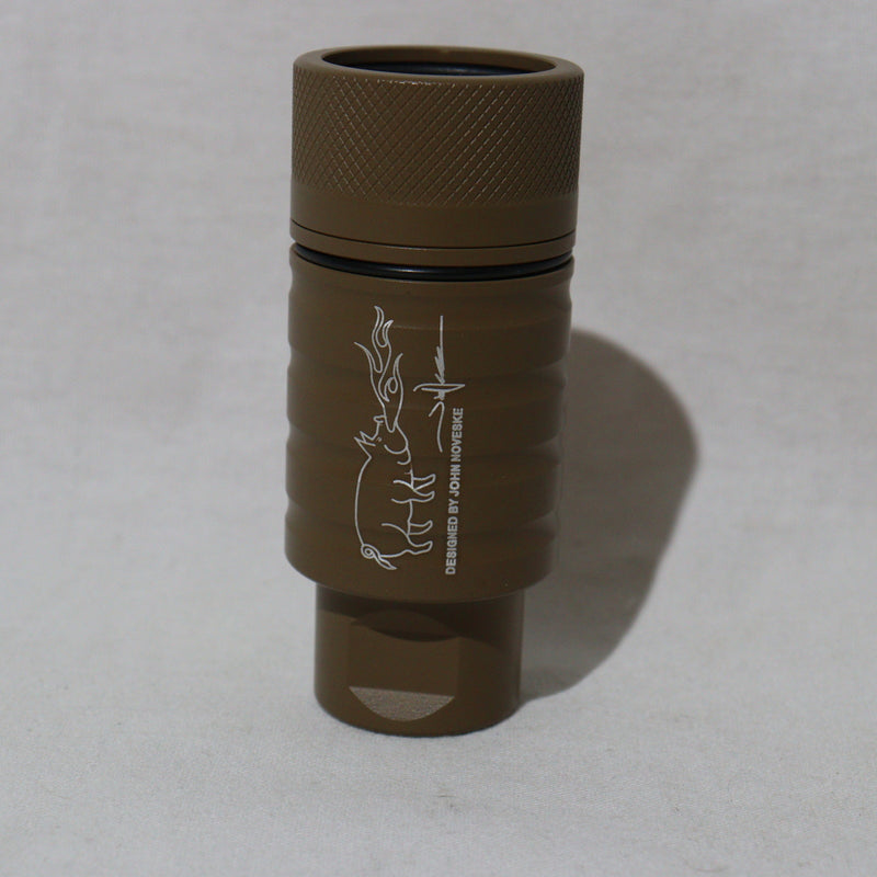 【中古即納】[MIL] MADBULL(マッドブル) NOVESKEタイプ KFH フラッシュハイダー TAN 14mm正ネジ(N02-014TANCW)(20150223)