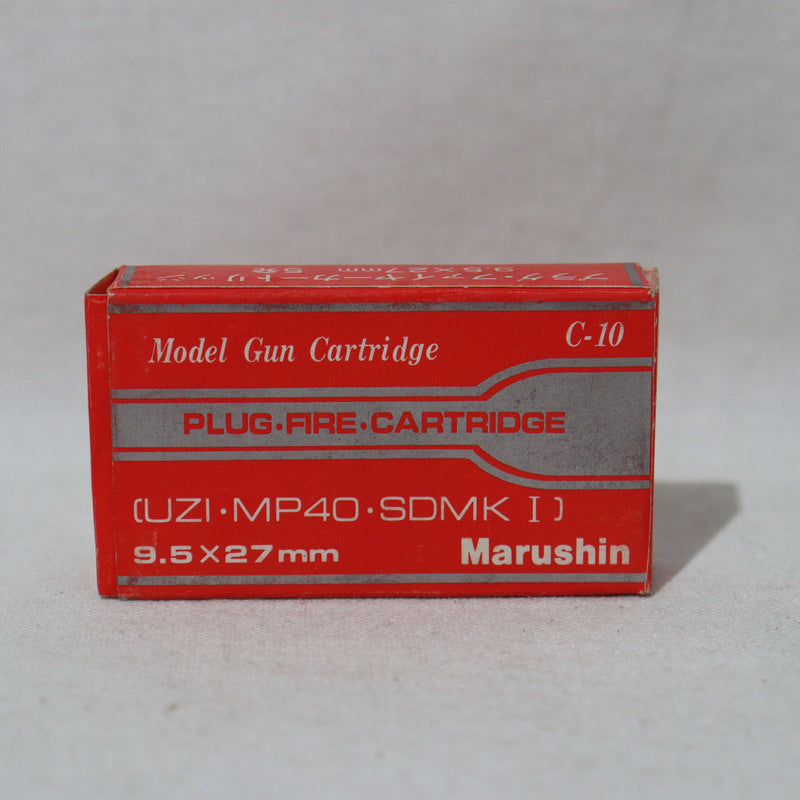 【中古即納】[MIL] マルシン工業 UZI・MP40・SDMK I共用 9.5×27mm プラグファイヤーカートリッジ 5発(20150223)