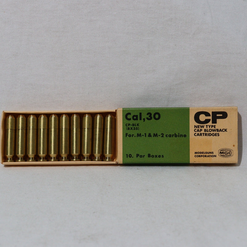 【中古即納】[MIL] MGC M1&M2カービン用 Cal.30(8×35) CP-BLKカートリッジ 10発セット(20150223)