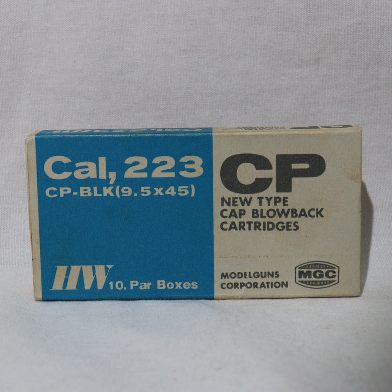 【中古即納】[MIL] MGC Cal.223(9.5×45) CP-BLK HWカートリッジ シルバー 10発セット(20150223)