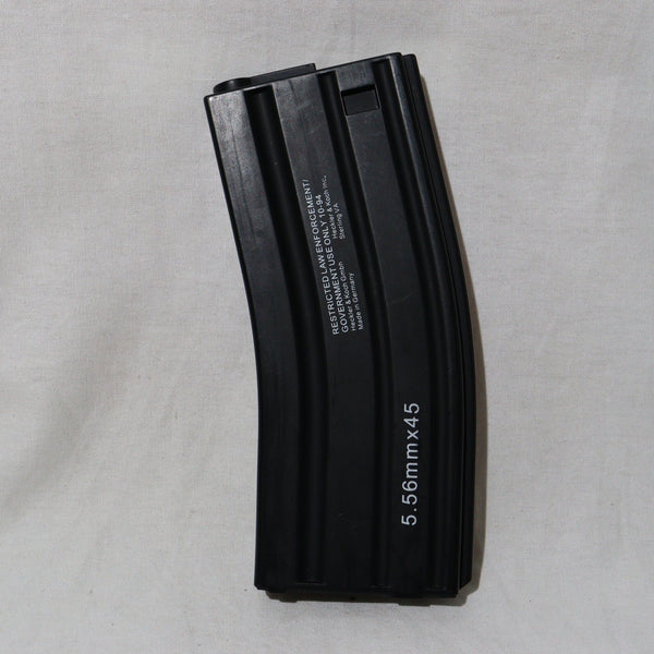 【中古即納】[MIL] ノーブランド M4/M16用 HKタイプ 130連プラスチックマガジン BK(ブラック/黒)(20150223)