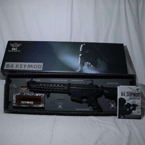 【中古即納】[MIL] BOLT AIRSOFT(ボルトエアソフト) 電動アサルトライフル B4A1 KEYMOD B.R.S.S.Sharp(BR-08) (カスタム品) (18歳以上専用)(20150223)