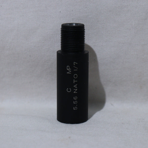 【中古即納】[MIL] ノーブランド エクステンションバレル 40mm 5.56 NATO刻印 14mm逆ネジ(20150223)